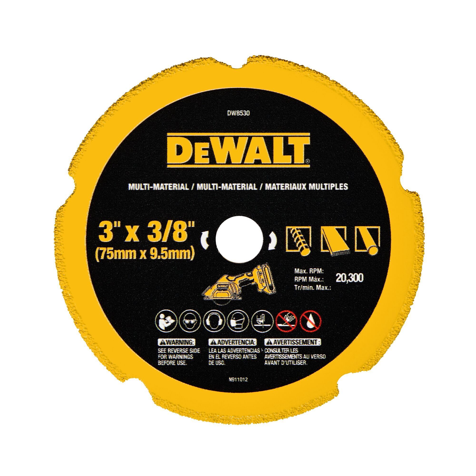 3IN DIAMOND MULTI MATERIAL DW8530